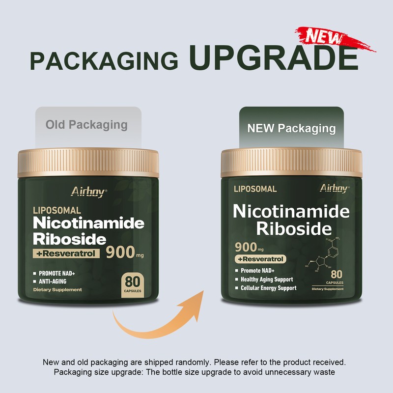 Nicotinamide Riboside 900mg - Anti-aging NAD Supplement, Focus, Memory Booster gallery