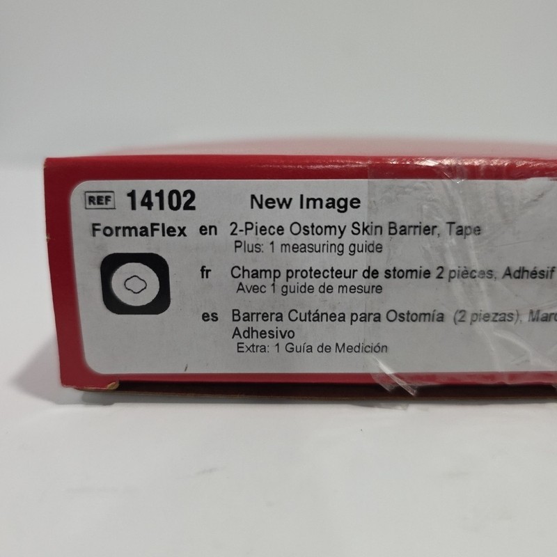 New Image Skin Barrier 1-3/4" Flange Expires 05/27 Box Of 5 Units 14102 gallery