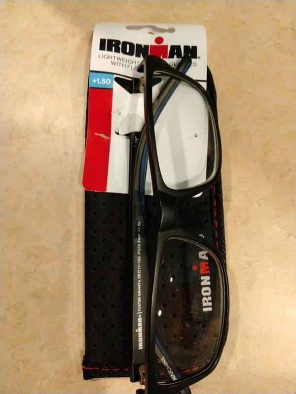 Foster Grant Int. Ironman Reading Glasses w/ Case IM1001 New 1.50