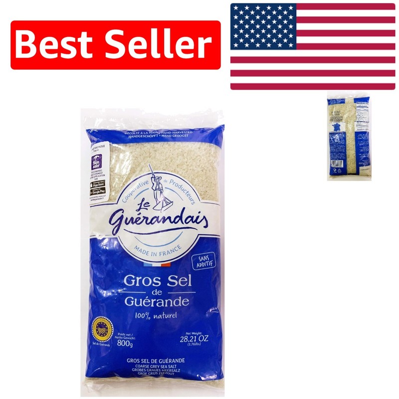 Gros Sel De Guérande Coarse Sea Salt – 56.42oz Total | Flavor Enhancer