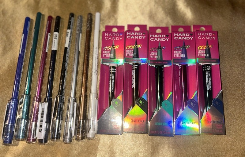 HARD CANDY LOT of 13 Make Up Liquid Eyeliners & Pencils With Built In Sharpener gallery