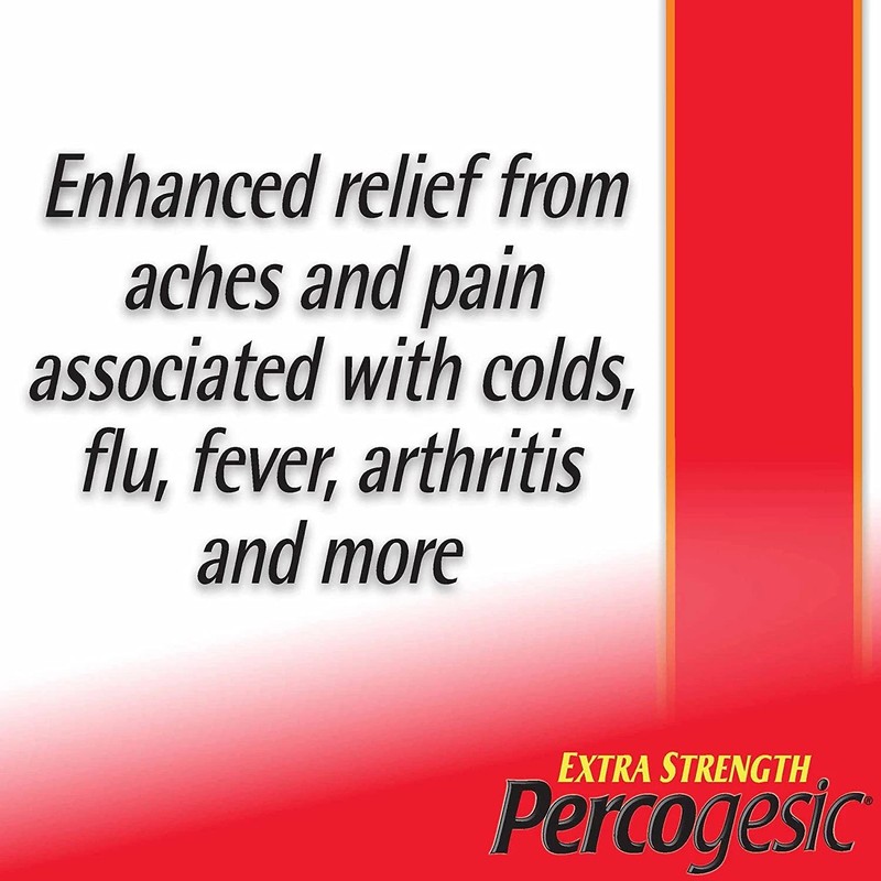 Percogesic Extra Strength Pain Reliever, Aspirin Free, Dual Action Relief, Fever gallery