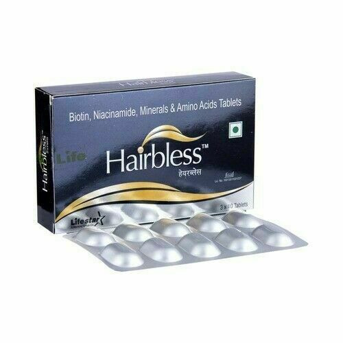 Hairbless Natural 120 Tablet ORIGINAL PACK – FREE SHIPPING