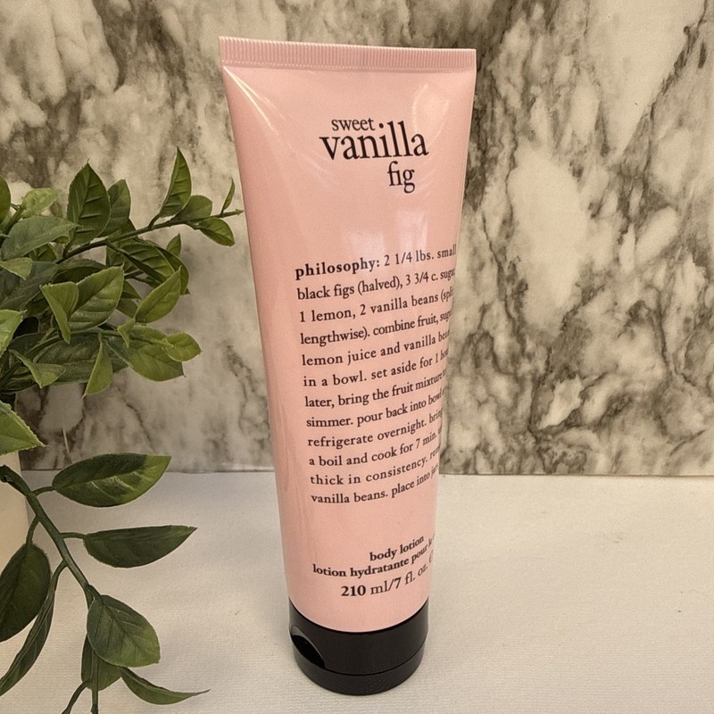 Philosophy Sweet Vanilla Fig Body Lotion 7oz Moisturizing Brand New- Giftable 🎁 gallery
