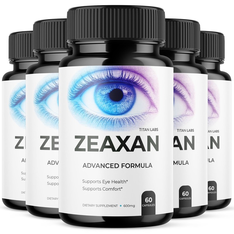 (5 Pack) Zeaxan Pills Support Healthy Eye Vision & Function Zea Xan 300 Capsules