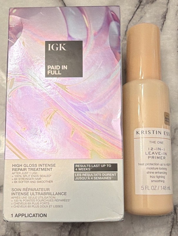 IGK Paid In Full Intense Repair Treatment 2.0 fl oz Kristin Ess Leave in Primer