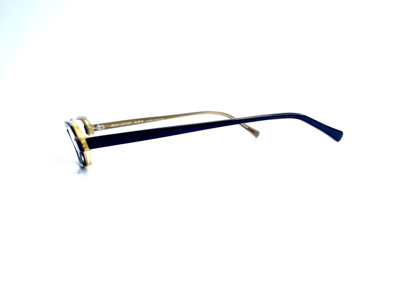 New Jean Lafont Black Clear Beige Rectangle Glasses France Tara 103 50 13 142 gallery