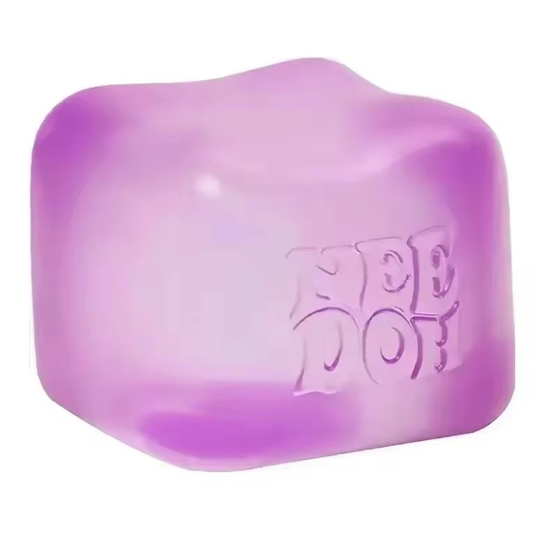 Nee Doh Nice Cube - Authentic - Pick Your Color - Blue Purple Pink - Brand New! gallery