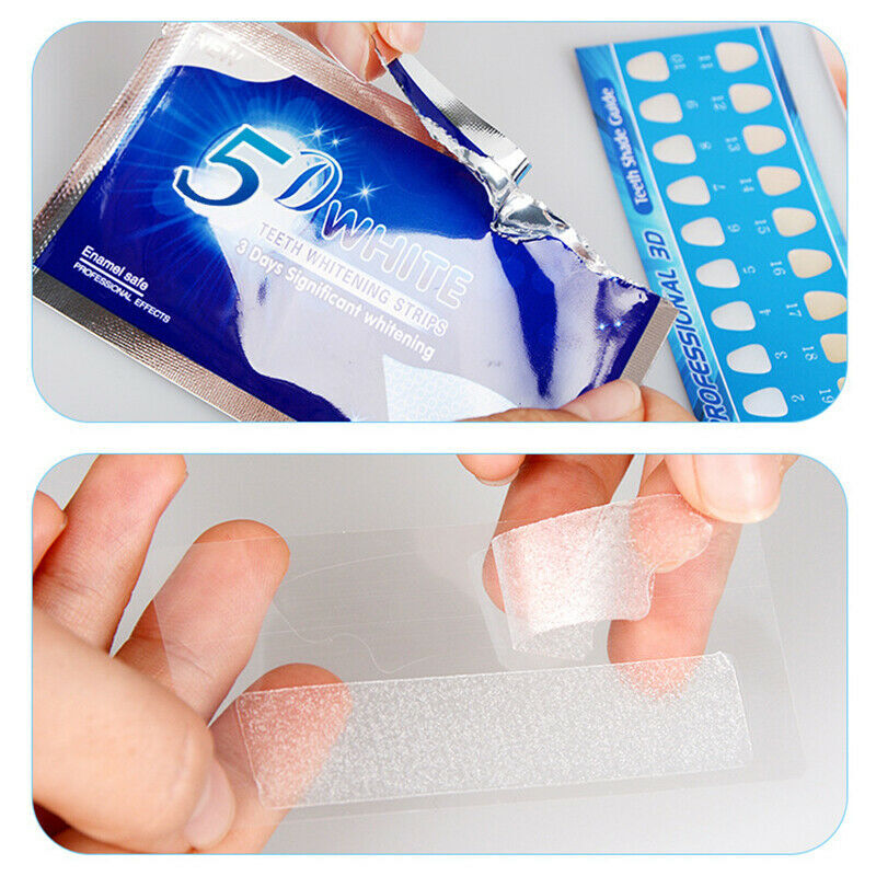 28PCS 5D Teeth Whitening Strips Tooth Rapid Bleaching White Strips Teeth White gallery