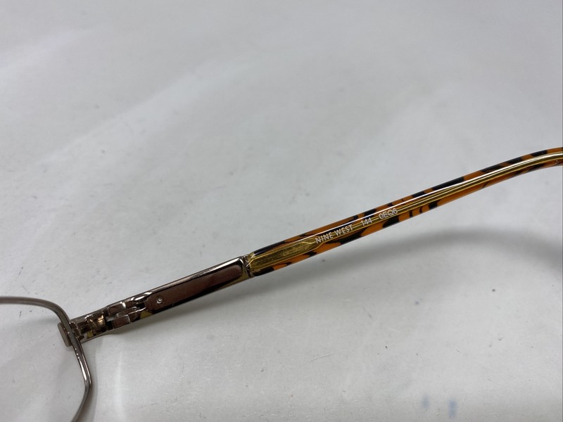 Nine West NW 144 0EQ6 44-16-125 Brown Full Rim Metal Eyeglasses Frame XG52 gallery