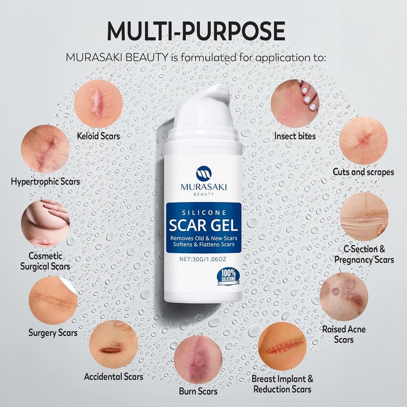 Advanced Scar Gel Effective for C-Section, Stretch Marks, Acne, Surgery, 07/2024 gallery