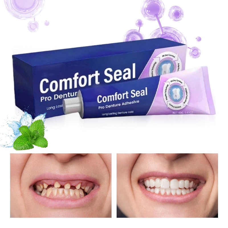 Comfort Seal Denture Adhesive 40g Strong Bonding Repair Glue Denture Cream gallery