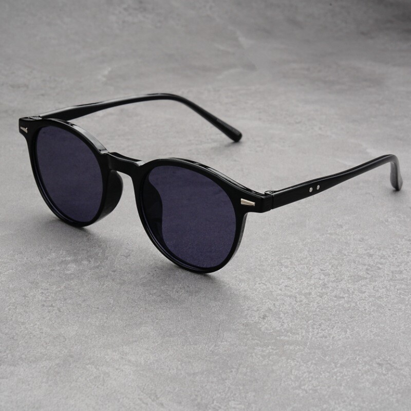 Round Tinted Reading Glasses Unisex Fashion Full Frame Presbyopic Sunglasses