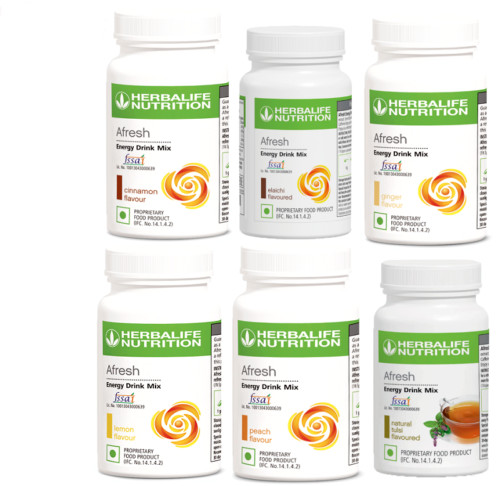 Herbalife Afresh Energy Drink Mix Herbal Tea Concentrate WEIGHT LOSS( pack of4)
