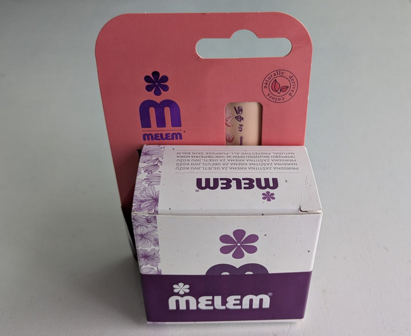 Melem 35 ml protective cream for dry skin and Melem Lipstick Fresh Magnolia 4,5g