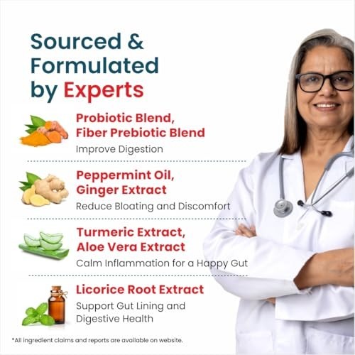 Healthy Gut Stack Probiotic Turmeric Ginger Digestion 28 Vegan Stacks Free Ship gallery