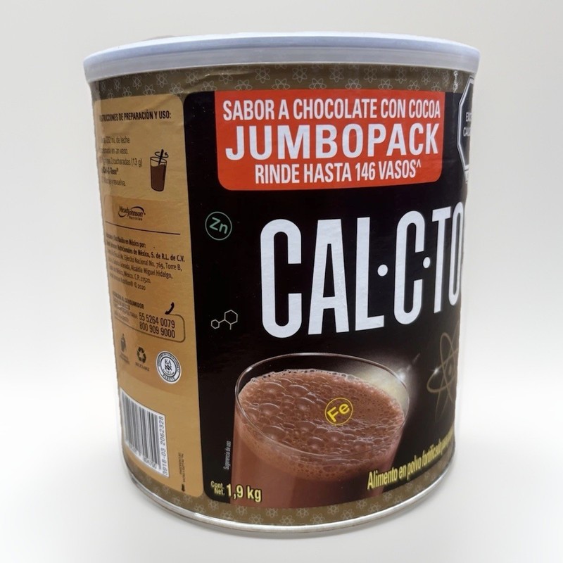 Cal-C-Tose Chocolate Powder Drink Mix 1.9kg Jumbo 146 Servings Mexico gallery