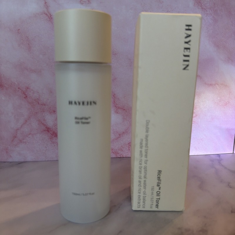HAYEJIN Rice Oil Toner – 2-In-1 Hydrating Korean Rice Toner with Niacinamide