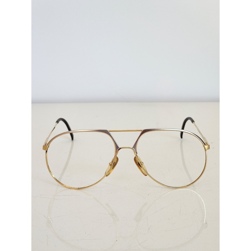 Christian Dior Monsieur Vintage Aviator Glasses Gold Frames 2332 Austria 135 47 gallery