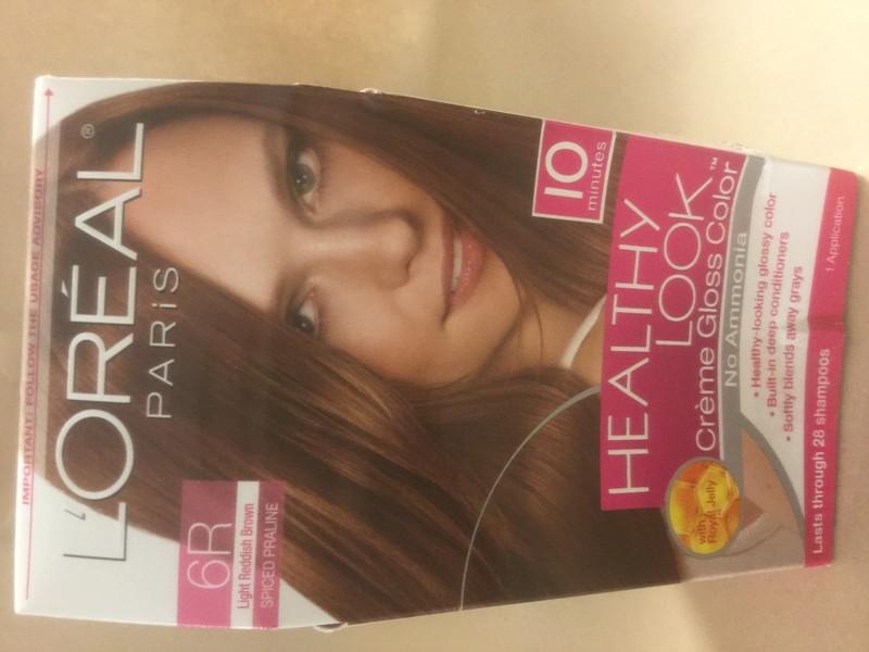 3 X L'Oreal Healthy Look Hair Color,LIGHT RED BROWN 6R / SPICED PRALINE ORIGINAL gallery