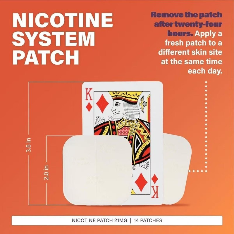 Rugby Clear Nicotine 21mg Transdermal System Patch Step Exp 06/2027 gallery