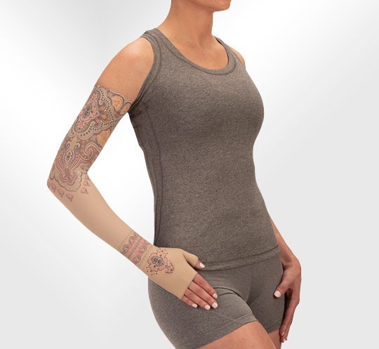 FREE SPIRIT Dreamsleeve Compression Sleeve by JUZO, Gauntlet Option, ANY SIZE