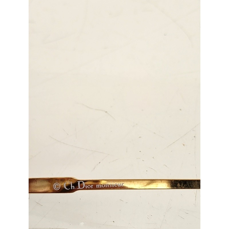 Christian Dior Monsieur Vintage Aviator Glasses Gold Frames 2332 Austria 135 47 gallery