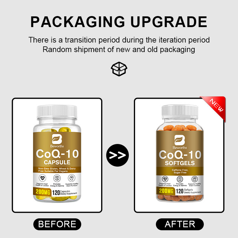 CoQ-10 CoEnzyme Q-10 200mg Support Heart Health,High Potency 120 Capsules gallery