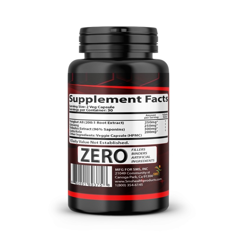 MARATHONER MENS ENERGY BOOST SUPPORT CAPSULES ORGANIC 60 VEGETABLE CAPSULES USA gallery