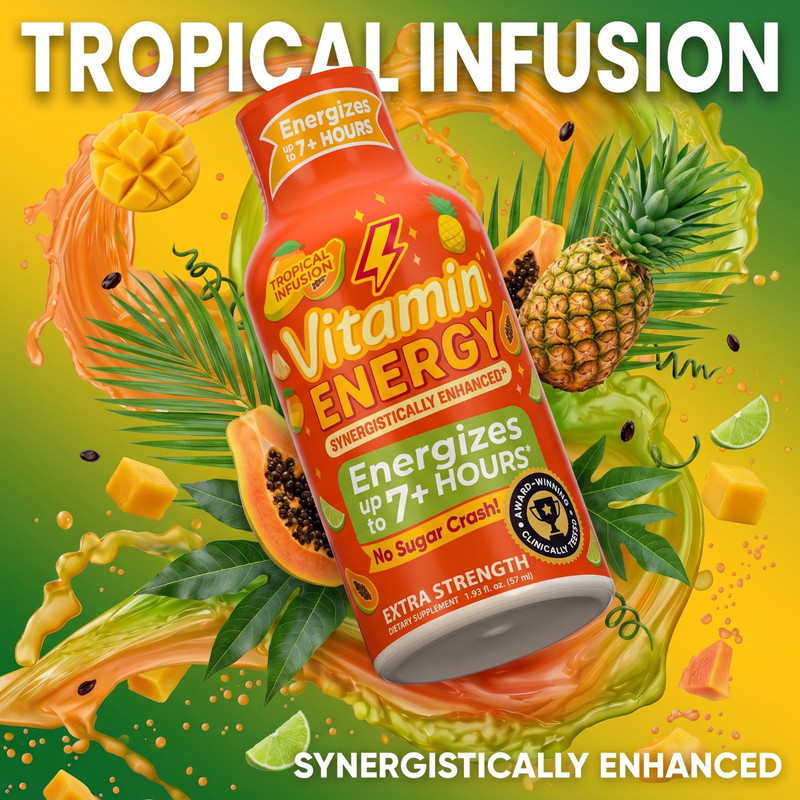 (48 Pack) Vitamin Energy® Focus+ Energy Shots, Clinically Proven gallery