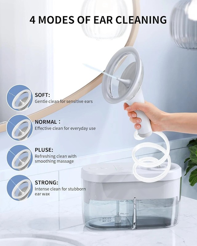 Electric Ear Wax Cleaner FSA-HSA Eligible Water Irrigation System 4 Modes gallery