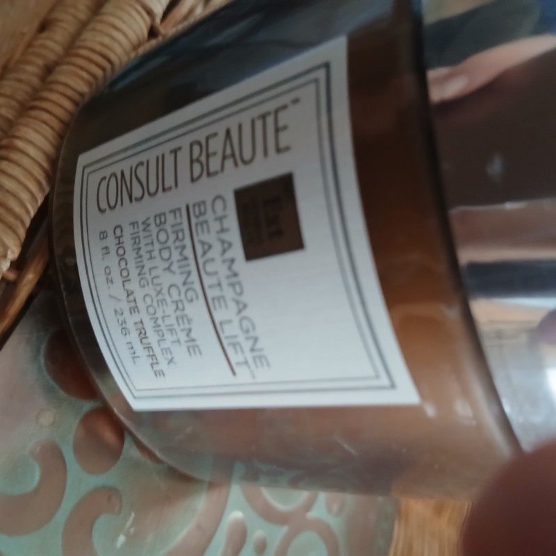 consult beaute champagne beaute lift firm body cream 8oz chocolate truffle free
