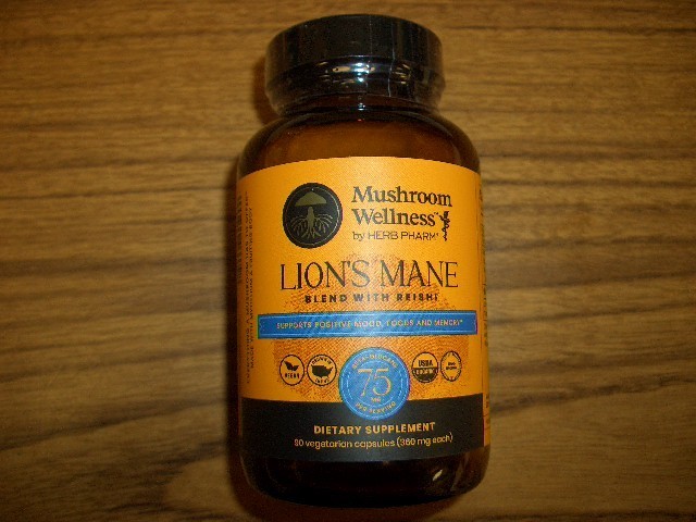 Herb Pharm Mushroom Wellness- Lion's Mane Blend w/ Reishi 90 Veg Caps Exp 9/2027 gallery