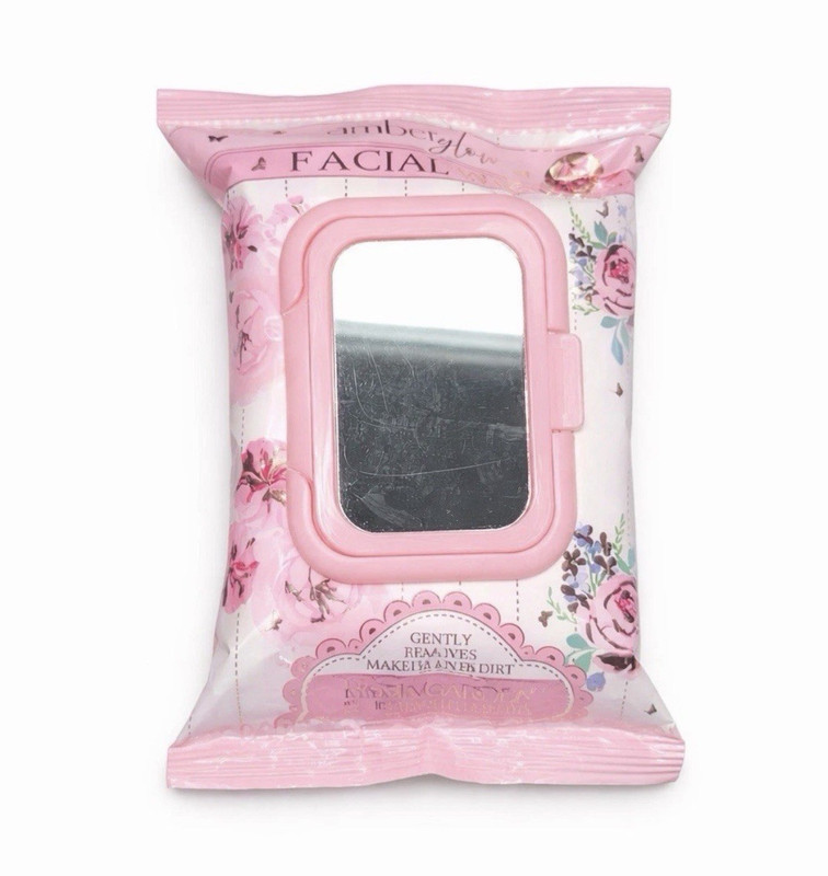 Amberglow Rose Garden Facial Cleanser Pre-Soaked Wipes