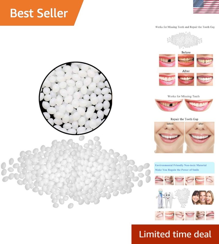 Moldable Tooth Repair Kit: Safe Beads for Routine Dental Repairs & DIY Uses