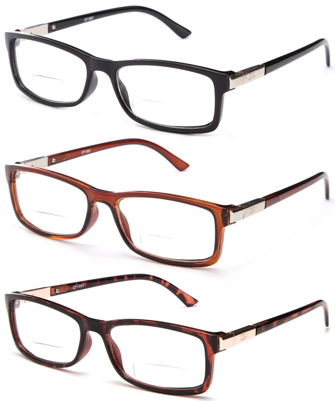 Bifocals Spring Hinged Reading Glasses Classic Retro Readers Quality Men Women gallery