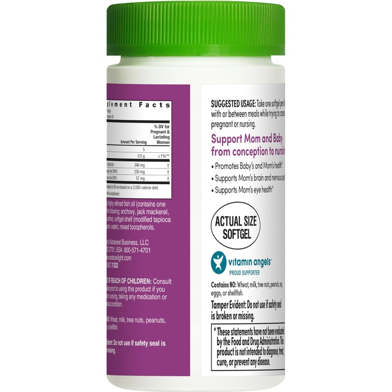 Smart Essentials Omega 3 DHA Prenatal Vitamin 60 Softgels Brain Eye Health gallery