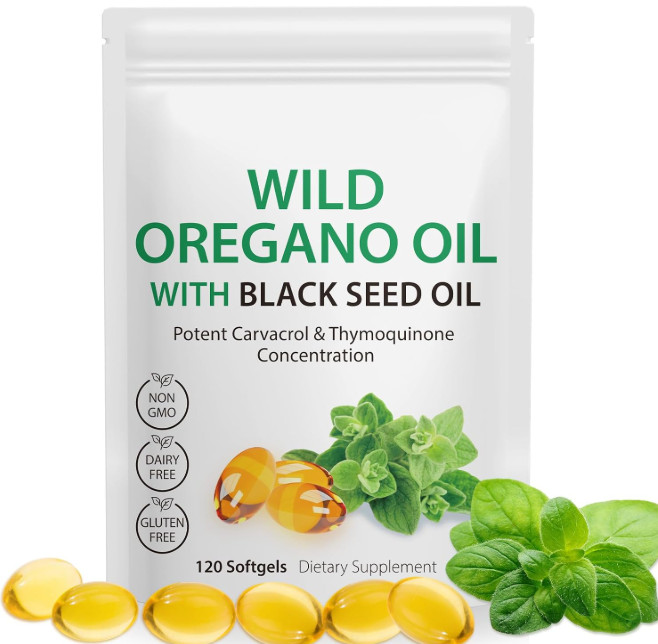 Resilia Oil Of Oregano With Black Seed Oil 6,000MG