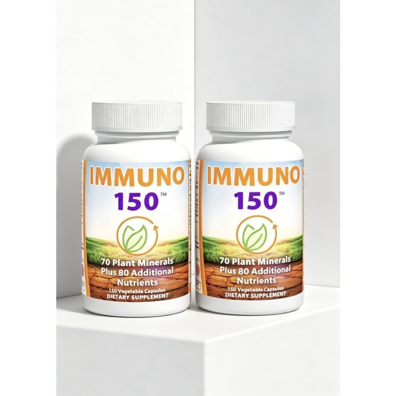 Immuno 150 Caps Multivitamin Mineral Immune Defense Supplement – 2 Pack