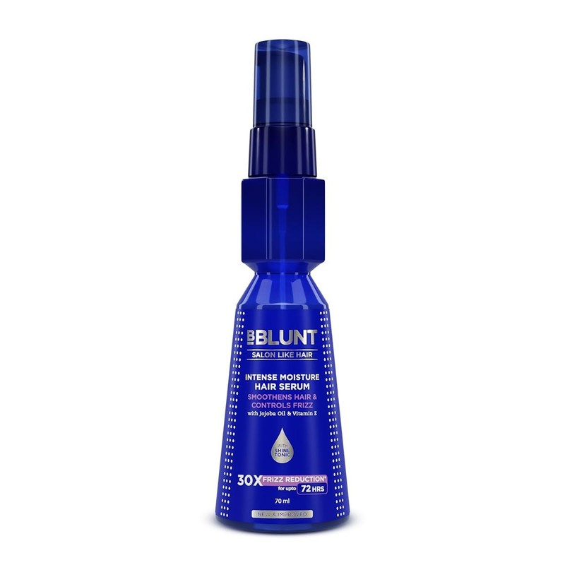BBLUNT Intense Moisture Hair Serum with Vitamin E & Jojoba Oil 70 ml 30x Frizz