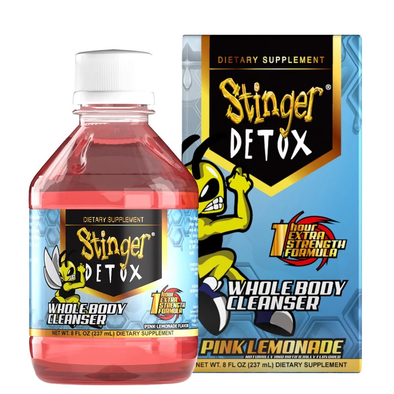 Stinger Detox Whole Body Cleanser 1 Hour Extra Strength – Pink Lemonade – 8 OZ
