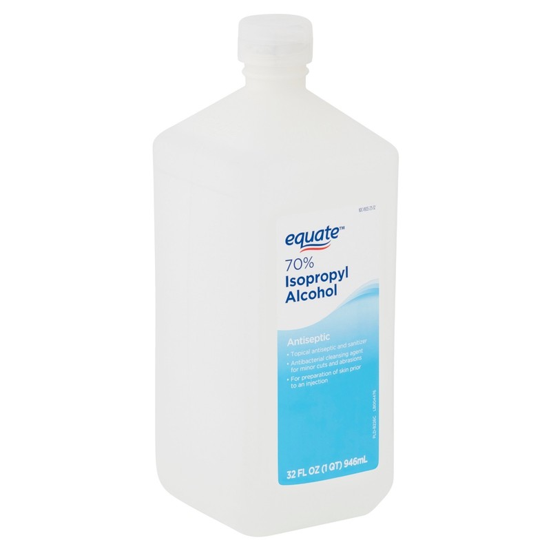 Equate 70% Isopropyl Alcohol Antiseptic, 32 fl oz (3 Pack) gallery