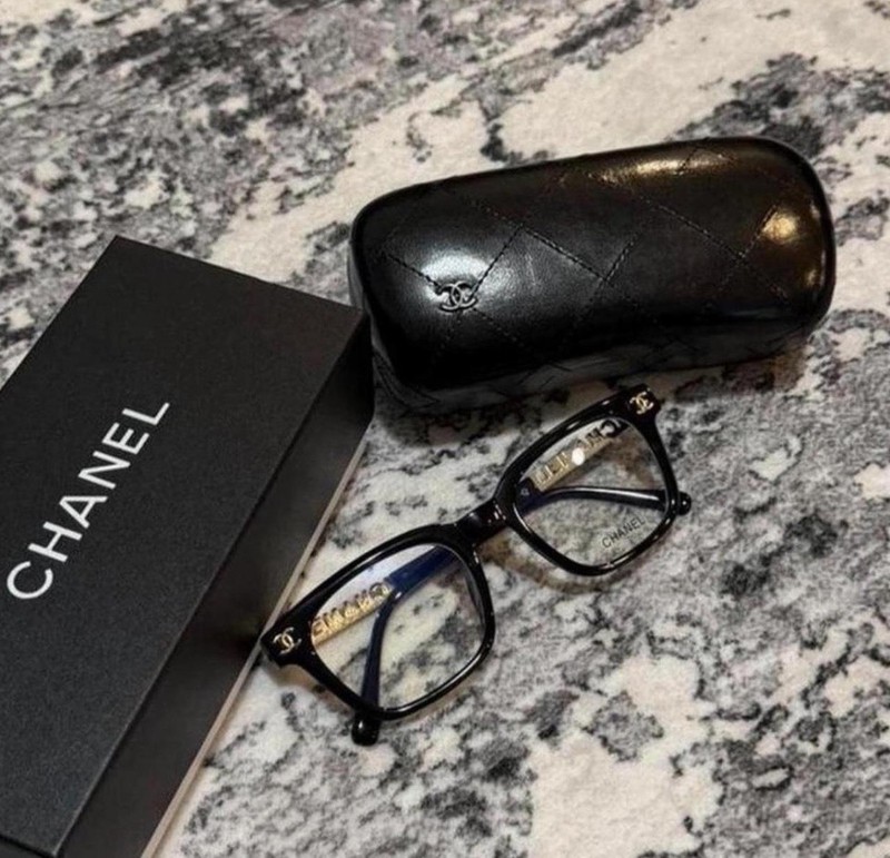 CHANEL 2865 Women’s Black Plastic Full Rim Eyeglasses 67-17-145 with Case