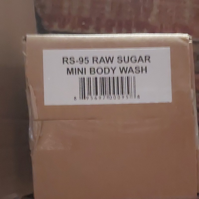 Raw Sugar Cold-Pressed Body Wash 6 Coconut Mango/ 6 lemon Sugar Mini 3 fl oz