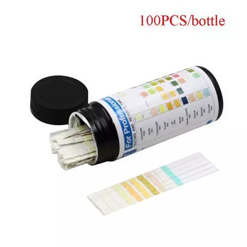 100pcs/Box URS-10T Urinalysis Reagent Strips 10 Parameters Urine PH Test Strip