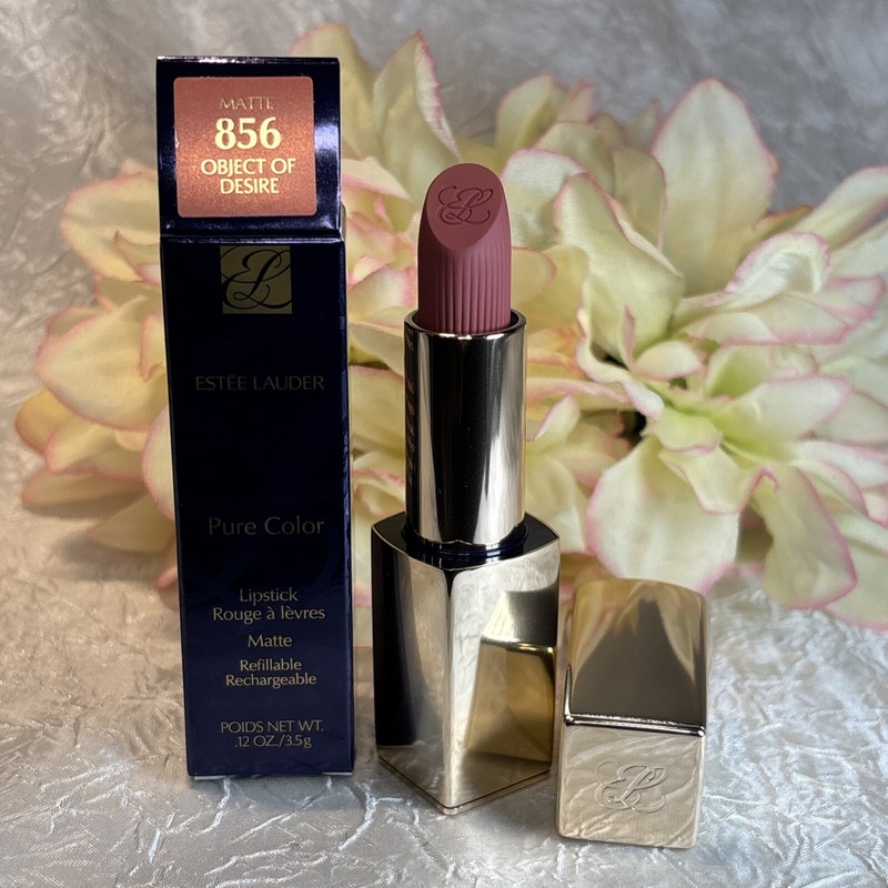 ESTEE LAUDER PURE COLOR Refillable LIPSTICK ~ 856 OBJECT OF DESIRE ~ FS NIB Free