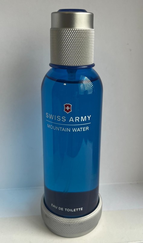 Swiss Army Mountain Water By Victorinox 3.4oz-100ml EDT Spry New.” AS PICTURED”