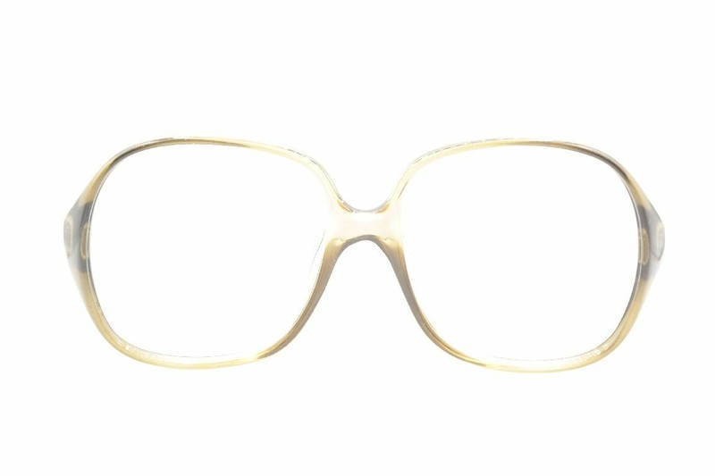 Vintage Viennaline 1162 Brown Silver Oval Glasses Eyeglass Frame NOS