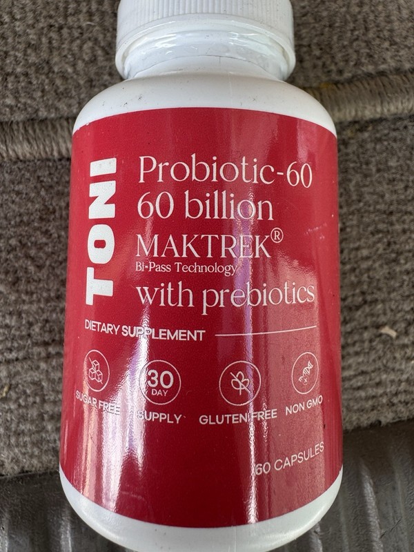 60 Billion Probiotic w/prebiotics Sugar Free Gluten Free Non GMO 2 Pk gallery