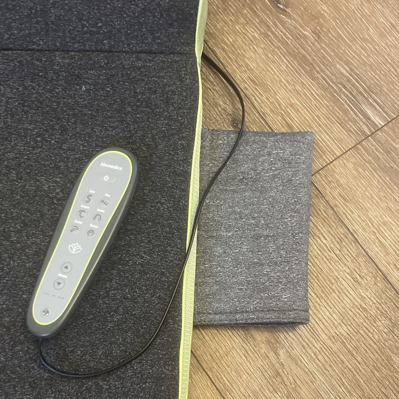 HoMedics Full Body Massage Mat w/ Remote Control, Corded Electric, Gray/Green gallery